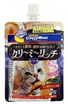 CattyMan (КеттіМен) Creamy Bonito Рідкі ласощі вершкове пюре з макрелью для котів та кошенят img