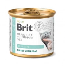 Brit Veterinary Diet (Бріт Ветеринарі Дієт) Struvite Консерви для кішок при лікуванні та для профілактики сечокам'яної хвороби