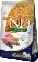 Farmina (Фарміна) N&D Low Grain Mini Adult Lamb & Blueberry Низькозерновий сухий корм з ягням і чорницею для собак дрібних порід img