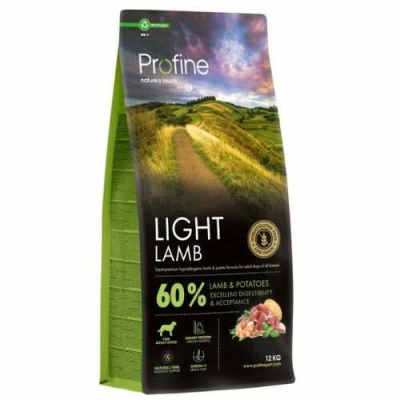 Profine (Профайн) Dog Light Lamb Низькокалорійний корм для собак при ожирінні і з надмірною вагою з ягням