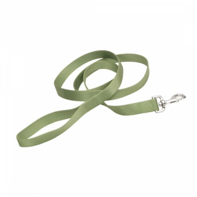 Coastal (Костал) Nylon Training Нейлоновий повідець для великих собак, 2,5 см/1,8 м хаккі