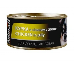 AnimAll (ЕнімАлл) Вологий корм з куркою в желе для дорослих cобак img