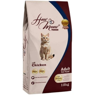 How Meow (Хау Мяу) Cat Adult Chicken Сухий корм з куркою для дорослих котів і кішок