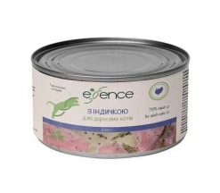 Essence (Ессенс) Консерви з індичкою для котів та кішок, паштет