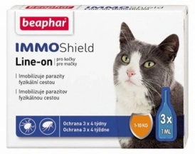 Beaphar (Беафар) Immo Shield Краплі від бліх та кліщів для котів та кошенят img