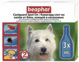 Beaphar (Беафар) Caniguard Spot On Краплі від бліх та кліщів для собак 7-15 кг img