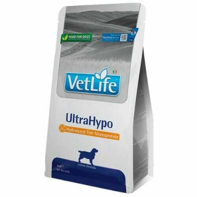 Farmina Vet Life (Фарміна Вет Лайф) Dog Ultrahypo 12 кг Лікувальний сухий корм для зменшення непереносимості інгредієнтів та поживних речовин у собак