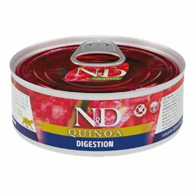 Farmina (Фарміна) N&D Quinoa Grain Free Cat Adult Digestion Lamb & Fennel Беззерновий вологий корм з ягням для котів і кішок з чутливим травленням