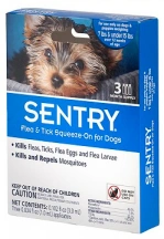 Sentry (Сентрі) Краплі на холку від бліх, кліщів та комарів для собак 7 кг img