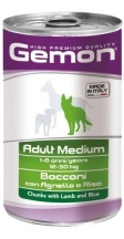 Gemon (Гемон) Wet Dog Adult Medium Консервований корм для середніх порід собак зі шматочками ягняти та рисом img