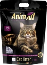 AnimAll (ЕнімАлл) Silica Gel Cat litter Premium Edition Наповнювач силікагелевий для котячого туалету Фіолетовий аметист