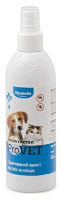 ProVET (ПроВет) Інсектостоп Антиблошиний спрей для собак та котів 250 мл