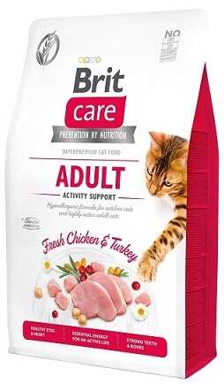 Беззерновой корм для взрослых котов Brit Care Cat Grain-Free Adult Activity Support