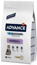 Advance (Адванс) Cat Hairball Сухий корм для котів і кішок для виведення грудочок шерсті