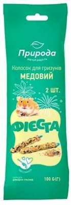 Природа Фієста Колосок Медовий Крекер-ласощі для гризунів