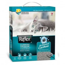 Reflex (Рефлекс) Бентонітовий наповнювач з гранулами активного карбону для котячого туалету img
