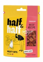 Half & Half (Халф енд Халф) Cat Adult Meaty Bits Ласощі з яловичиною для дорослих котів і кішок img