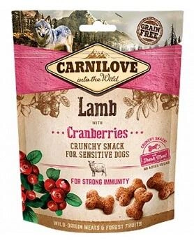 Carnilove (Карнілав) Crunchy Snack Dog Adult Lamb & Cranberries Хрусткі ласощі з ягням і журавлиною для собак