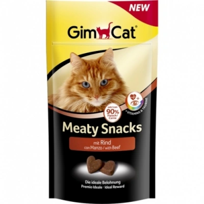 GimCat (ДжимКет) Meaty Snacks Ласощі для кішок з яловичиною