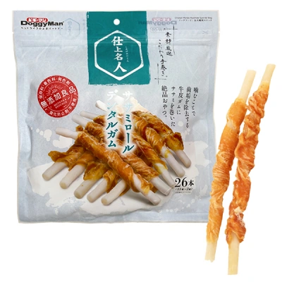 DoggyMan (ДоггіМен) Chicken Fillet Dental Gum 12 см Ласощі жуйка з в'яленої курки для собак