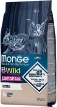 Monge (Монж) Kitten BWild Low Grain Goose Низькозерновий корм для кошенят з м'ясом гусака img