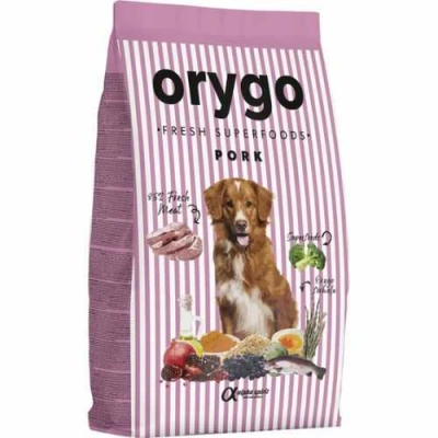 Orygo (Оріго) Dog Adult All Breeds Pork & Broccoli Напіввологий корм зі свининою для дорослих собак різних порід