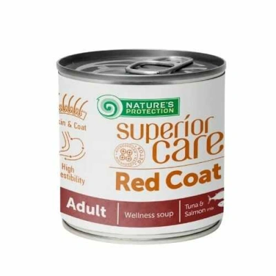 Natures Protection (Натур Протекшн) Superior Care Dog Adult Red Coat Wellness Soup Salmon and Tuna Суп з лососем і тунцем для собак з рудою шерстю