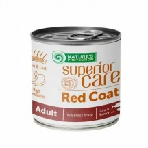 Natures Protection (Натур Протекшн) Superior Care Dog Adult Red Coat Wellness Soup Salmon and Tuna Суп з лососем і тунцем для собак з рудою шерстю img
