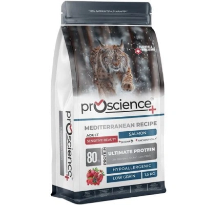 ProScience (ПроСайнс) Cat Adult Sensitive Skin Salmon Сухий корм з лососем для здоров'я шкіри і шерсті дорослих котів і кішок