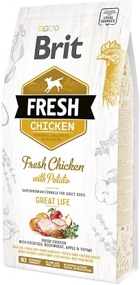 Сухой корм Brit Fresh (Брит Фреш) Adult Chicken & Potato