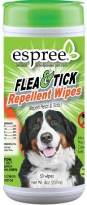 Espree (Еспрі) Flea & Tick Repellent Wipes Репелентні серветки для собак та котів