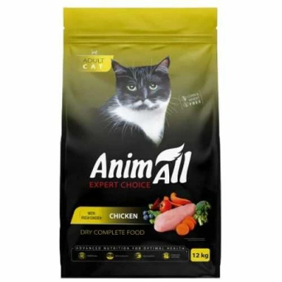 AnimAll (ЕнімАлл) Cat Adult Chicken Сухий корм зі свіжою куркою для дорослих котів і кішок