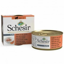 Schesir (Шезір) Cat Натуральні консерви для кішок з тунцем і папайя img