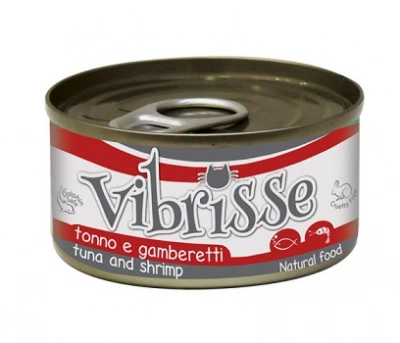 Vibrisse (Вібріс) Консерви для кішок з тунцем та креветками