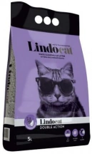 Lindocat (Ліндокет) Double Action Lavender & Argan Бентонітовий наповнювач для котячого туалету з ароматом лаванди та арганової олії