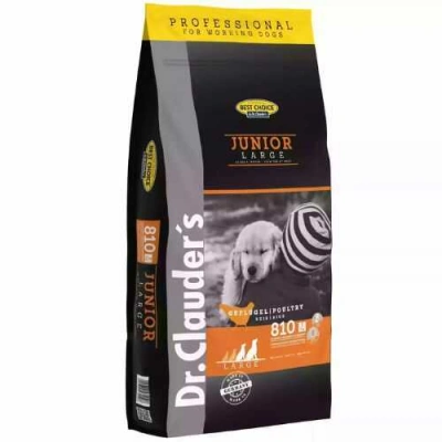 Dr. Clauder's (Др. Клаудерс) Best Choice Dog Junior Large Poultry & Rise Сухий корм з птахом і рисом для цуценят великих порід