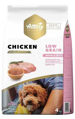 Сухой корм Amity Super Premium Low Grain Chicken Adult