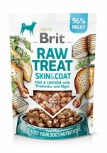 Brit (Бріт) Raw Treat Skin and Coat Freeze-dried Заморожені ласощі з рибою і куркою для здорової шкіри та шерсті собак