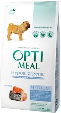 Корм для собак середніх порід Optimeal Hypoallergenic з лососем