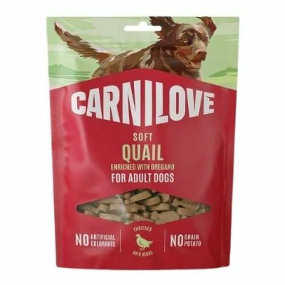 Carnilove (Карнілав) Soft Snack Dog Adult Quail & Oregano Напіввологі ласощі з перепілкою й орегано для дорослих собак різних порід