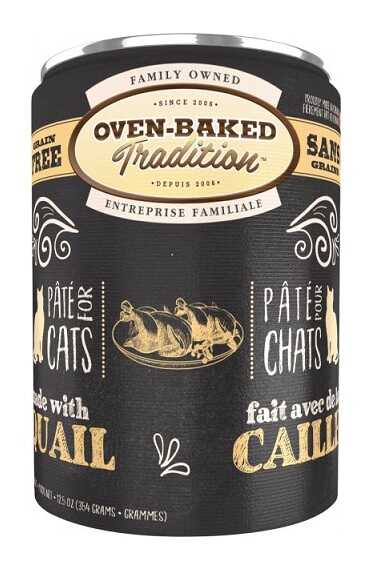 Oven-Baked Tradition Grain-Free для кошек со свежим мясом перепелки