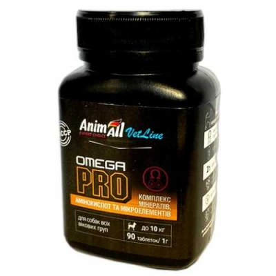 AnimAll (ЕнімАлл) VetLine Omega PRO Dog Mini Вітамінно-мінеральний комплекс для малих порід собак