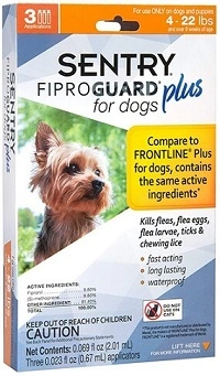 FiproGuard (Фіпрогард) Plus Краплі на холку для собак від бліх, кліщів, вошей 2-10 кг