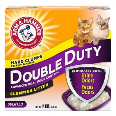 Arm & Hammer (Арм Хаммер) Double Duty Бентонітовий наповнювач для котячих туалетів з ароматом свіжості