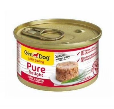 GimDog (ДжимДог) LD Pure Консерви для собак з тунцем і яловичиною