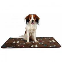 Trixie (Тріксі) FunDogs Килимок для собак коричневий з собачками img