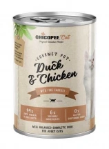 Chicopee (Чікопі) Cat Adult Gourmet Duck & Chicken Консерви з качкою та куркою для котів та кішок img