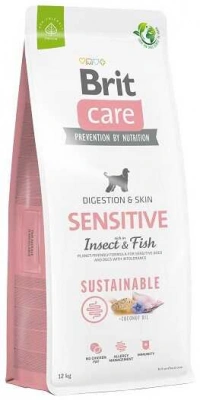 Brit Care (Бріт Кеа) Dog Sustainable Sensitive Insect Fish 1 кг Корм для собак для шкіри та вовни з комахами та рибою
