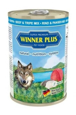 Winner Plus (Віннер Плюс) Super Premium Menu Pure Beef & Tripe Mix Консерви для собак з яловичиною та рубцем
