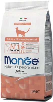 Monge (Монж) Cat Adult Salmon Сухий корм для котів і кішок з лососем